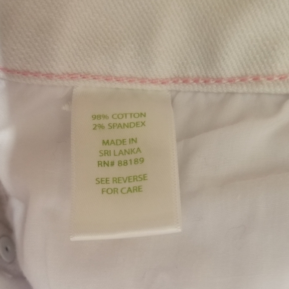 Lilly Pulitzer Resort White Babe Bootcut Jeans 4 - Picture 9 of 15